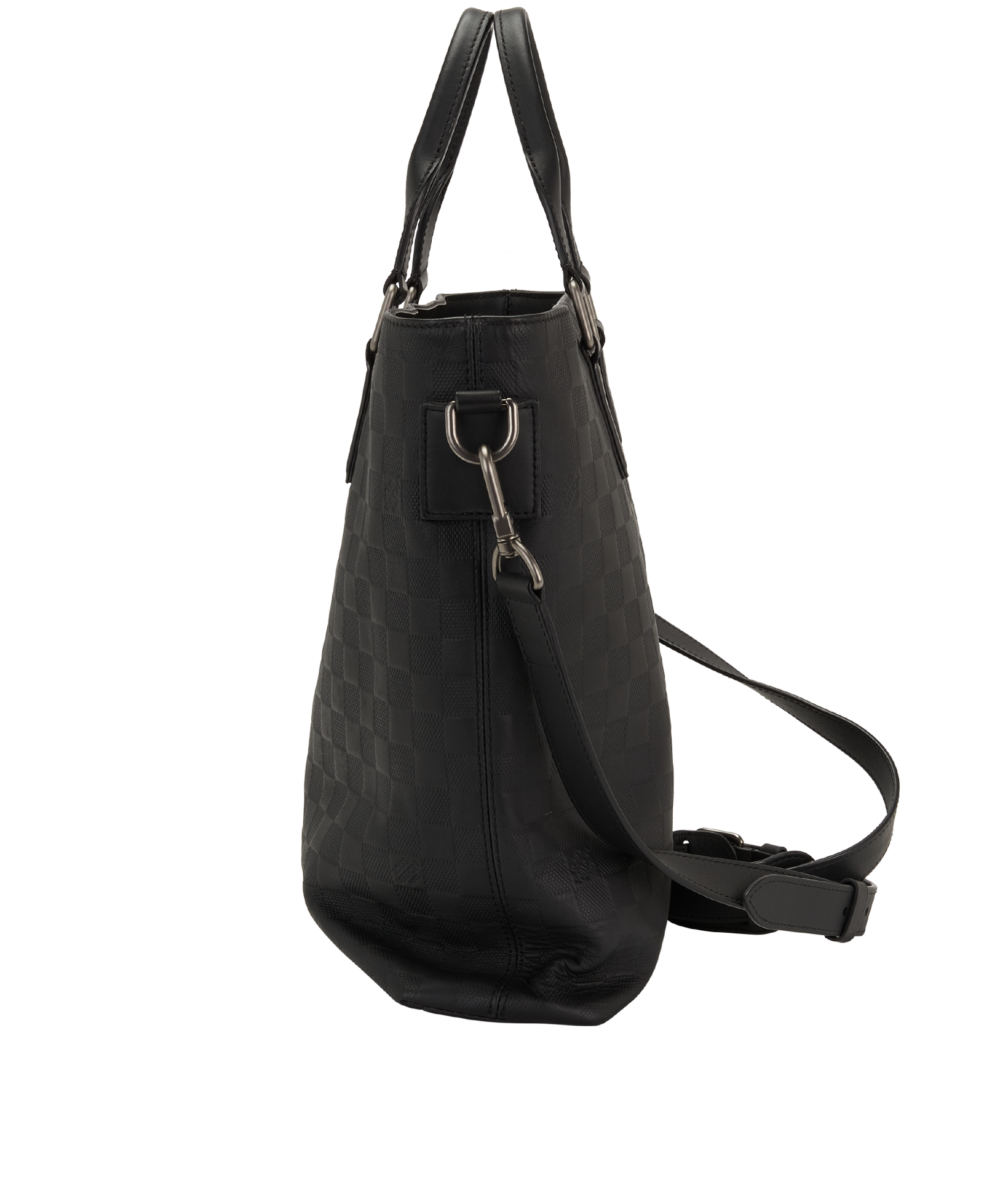 Daily Tote, &pound;610, Handbags, Black, Leather, Bottom view